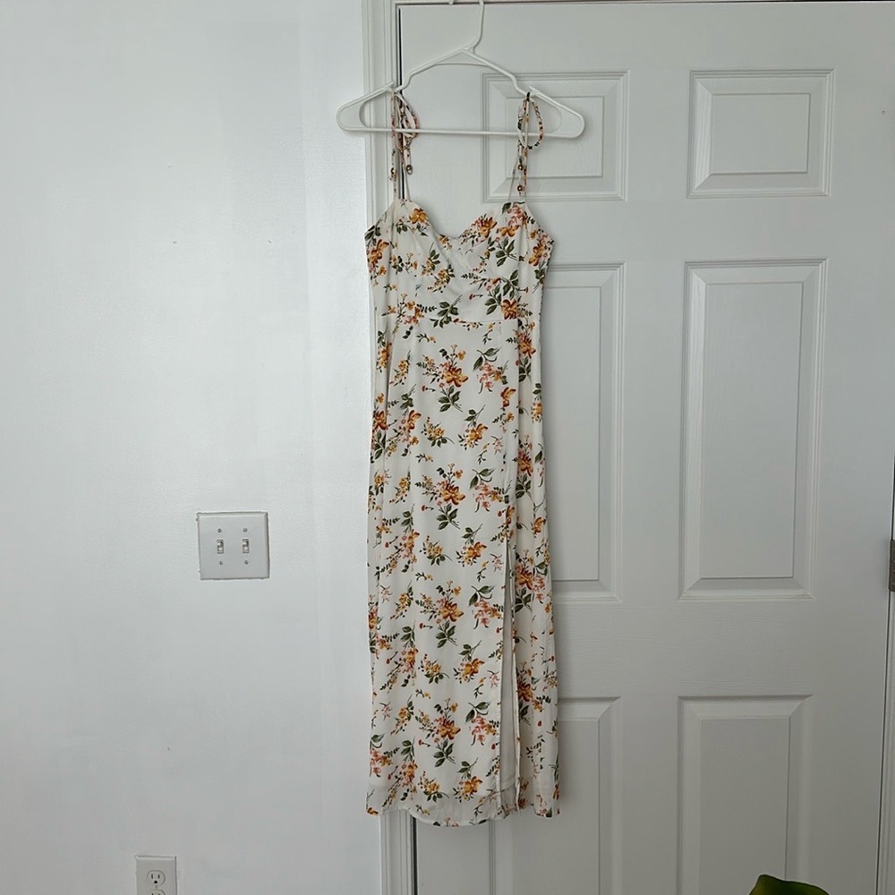 Petal & Pup floral fitted dress